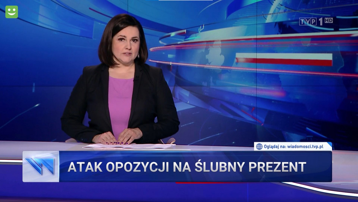 "Wiadomości" TVP o prezencie ślubnym wiceministra. "Atak opozycji"