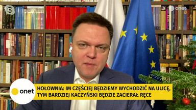 Hołownia: Kaczyński bałby się, gdyby ludzie wyszli na ulice przeciwko drożyźnie, a nie w obronie wolnych mediów