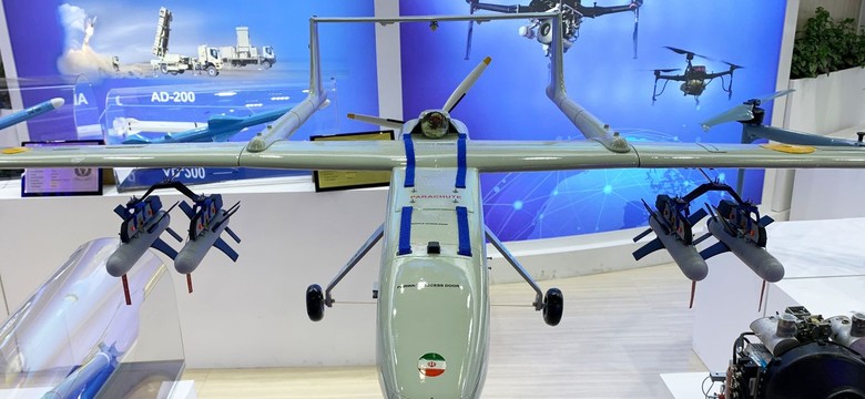 HUR: Irańskiego producenta dronów zdradziły napisy z błędami gramatycznymi