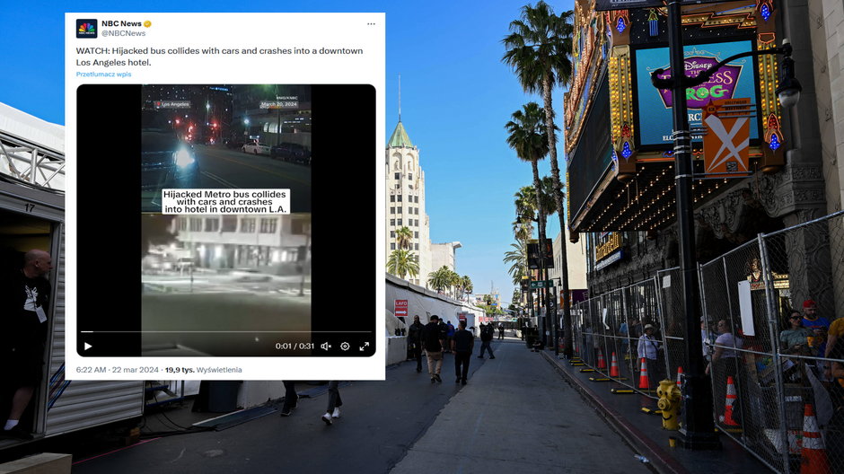Uzbrojony mężczyzna przejął kontrolę nad autobusem w Los Angeles