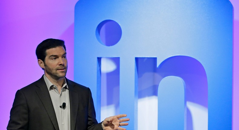 Former LinkedIn CEP and current executive chairman Jeff Weiner.
