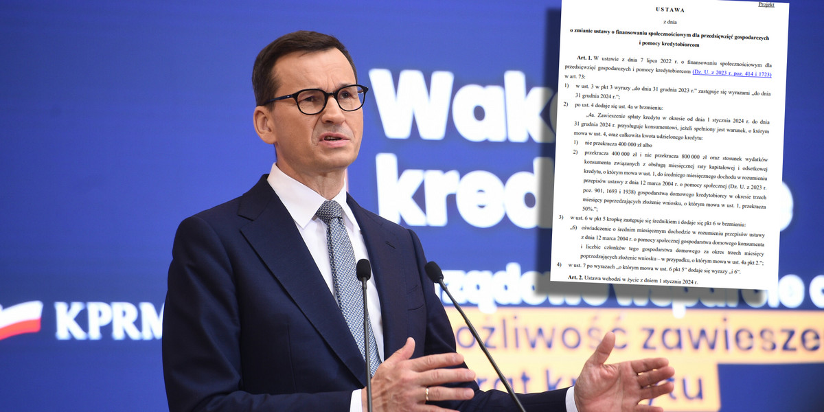 Rząd skierował do Sejmu projekt ustawy przedłużającej wakacje kredytowe. Zasady są jednak nieco bardziej restrykcyjnie niż do tej pory.