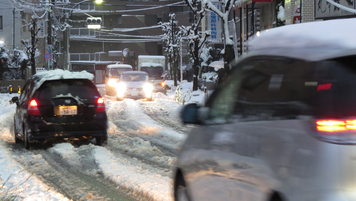 JAPAN-WEATHER-SNOW