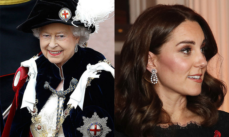 Elżbieta II, Kate Middleton
