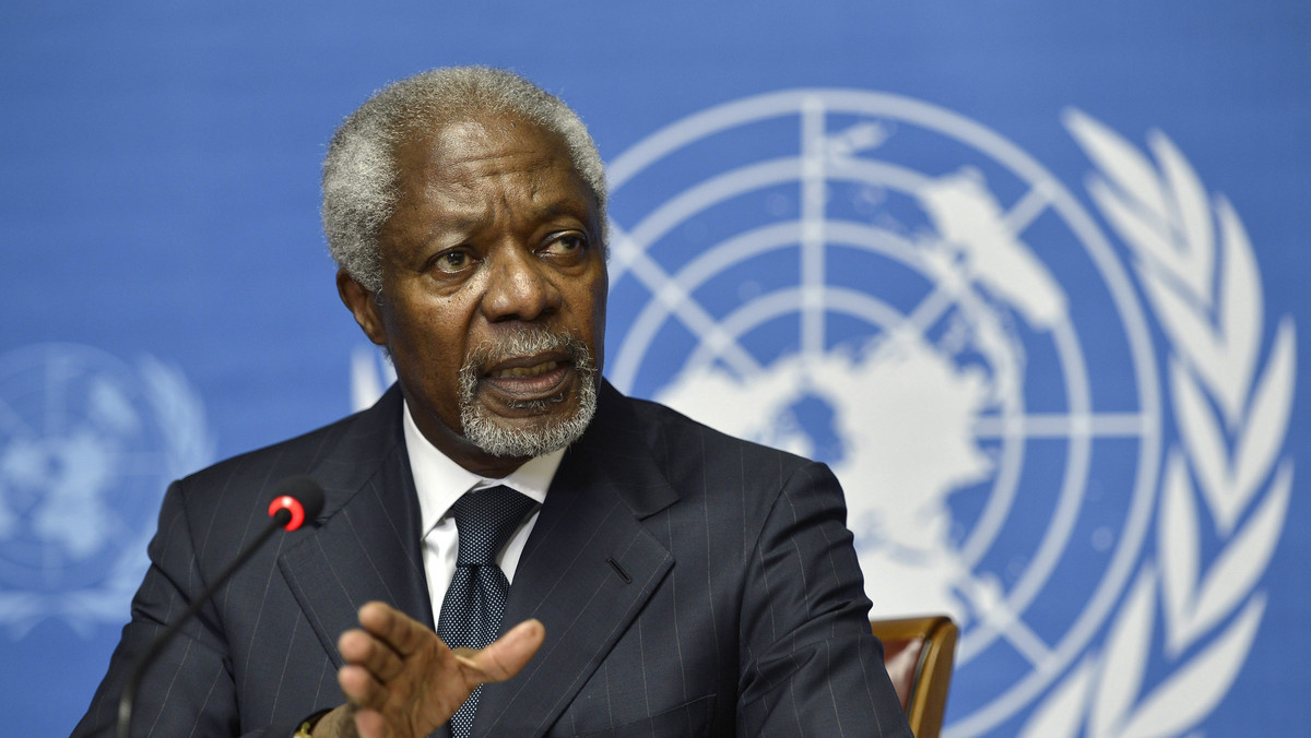 W artykule w "Financial Times" Kofi Annan, który zrzekł się misji specjalnego wysłannika do Syrii, kolejny raz apeluje do wspólnoty międzynarodowej o jednomyślność. Podkreśla, że dopóki trwa impas w Radzie Bezpieczeństwa ONZ, Syria jest skazana na chaos.