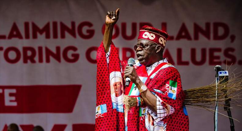 APC national leader, Bola Ahmed Tinubu.