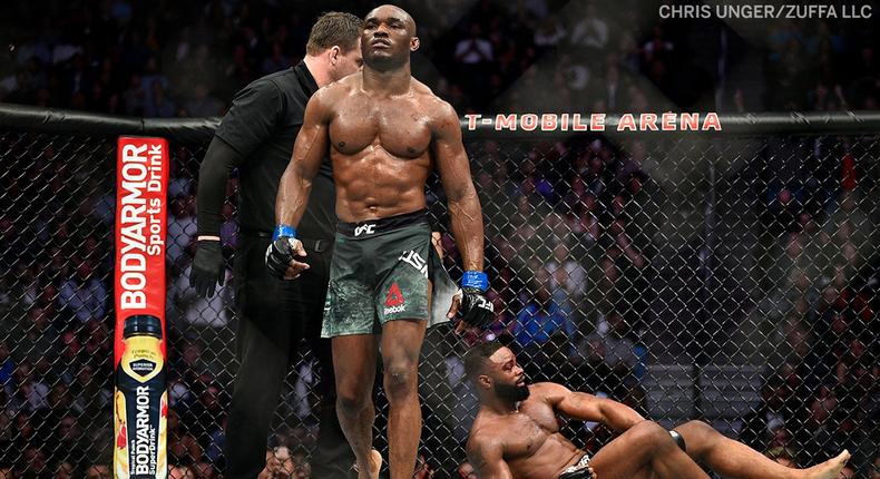 Kamaru Usman retains UFC welterweight title after knocking out Jorge Masvidal