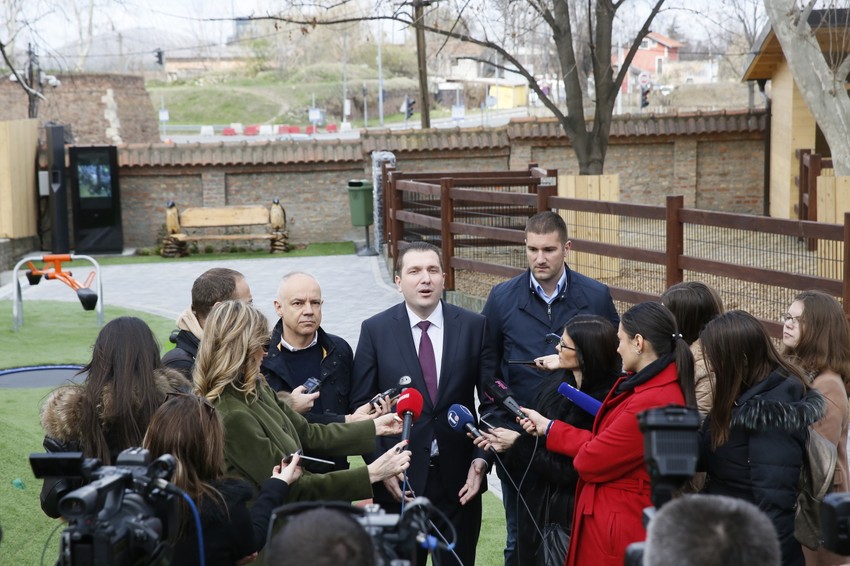 Zoran Radojičić, Srboljub Aleksić i Miroslav Knežević danas u Zoo-vrtu 