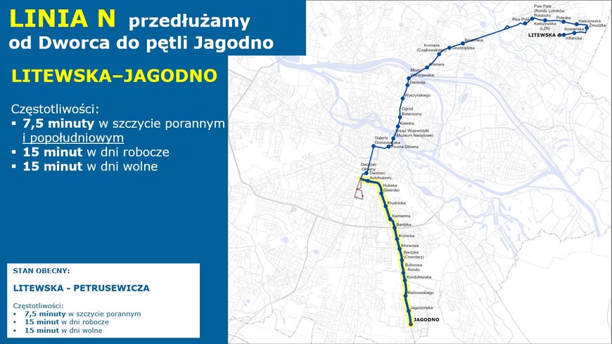 Tak pojedzie linia N