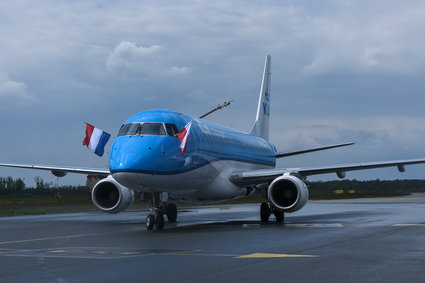 Nowy przewoźnik na lotnisku we Wrocławiu. Wylądował pierwszy samolot KLM z Amsterdamu