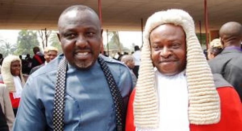 Gov. Rochas Okorochas and Justice-Paschal-Nnad