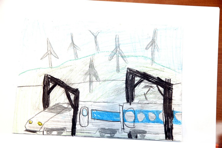 Autor rysunku: Gutek Szymaniak, lat 7