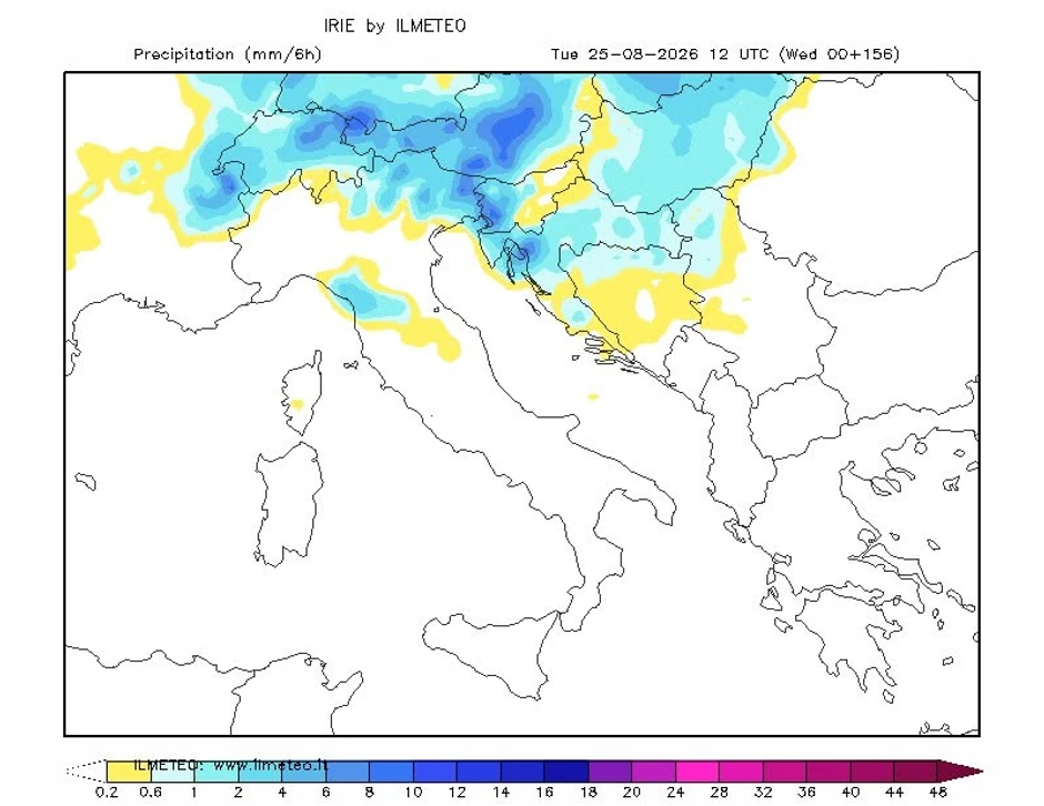Mapa za 25. avgust