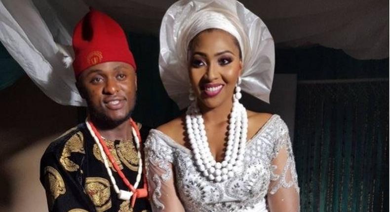 Photos from Ubi Franklin and Lilian Esoro's traditional rites