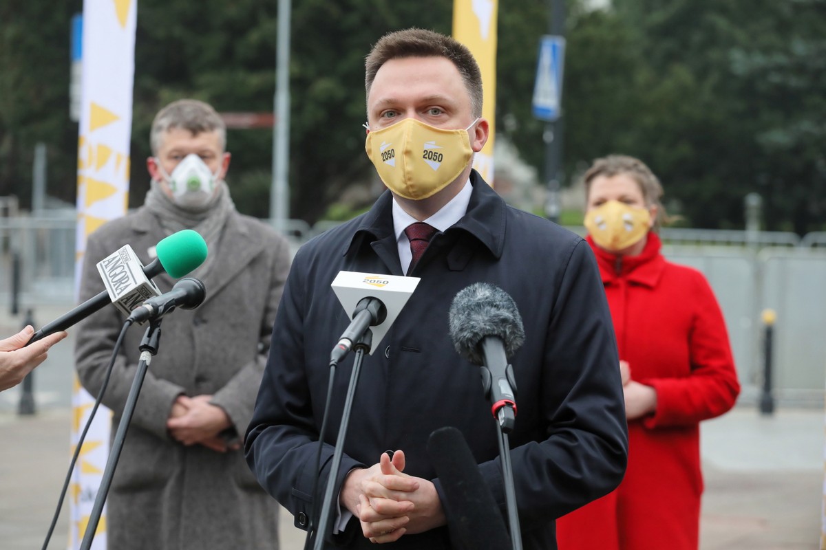 Prezes Stowarzyszenia Polska 2050 Szymon Hołownia