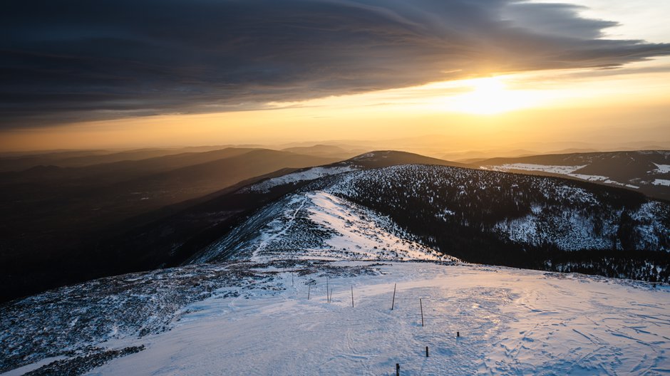 Widok ze Śnieżki 