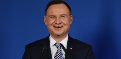 Duda śmiał się do rozpuku. Co tak rozbawiło prezydenta?