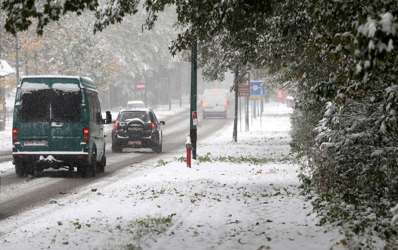Zakopane - pierwsze opady śniegu