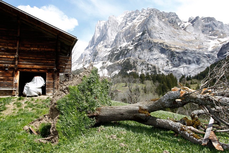 Huragan w Szwajcarii