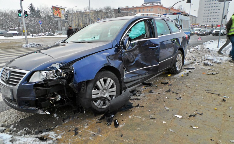 Volkswagen passat po wypadku
