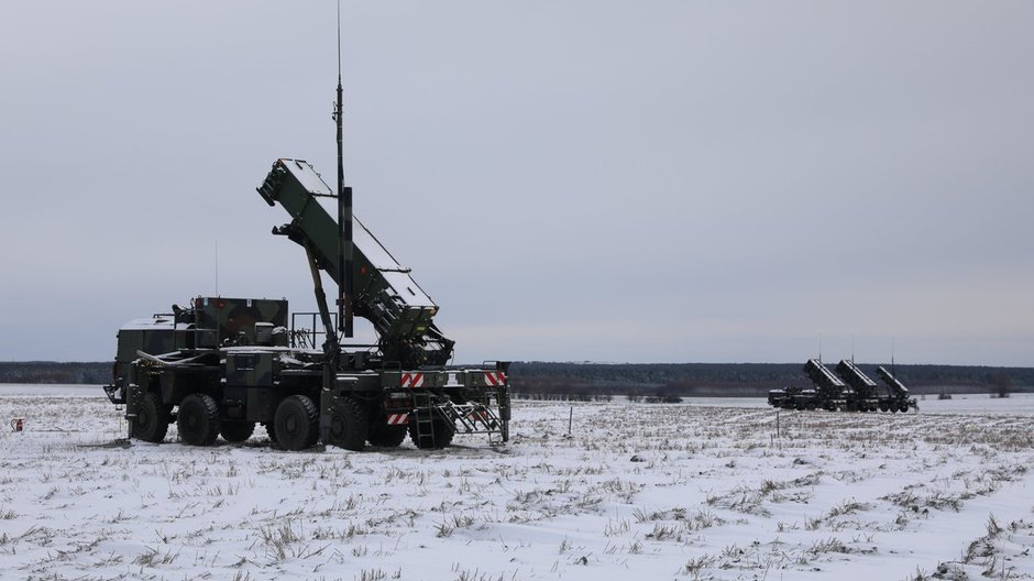 Niemieckie baterie rakiet Patriot pod Zamościem (04.02.2023)