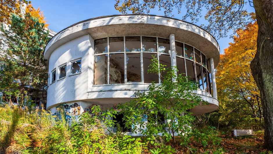 Opuszczone sanatorium "Zdrowie" w Gdyni Orłowie