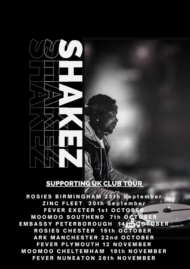 IamShakez announces UK club tour