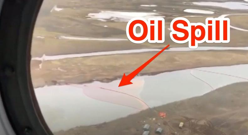 russia oil spill