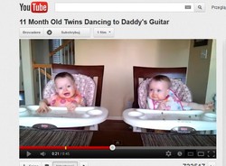 Tata gra, a bliźniaczki tańczą. Przesłodkie wideo