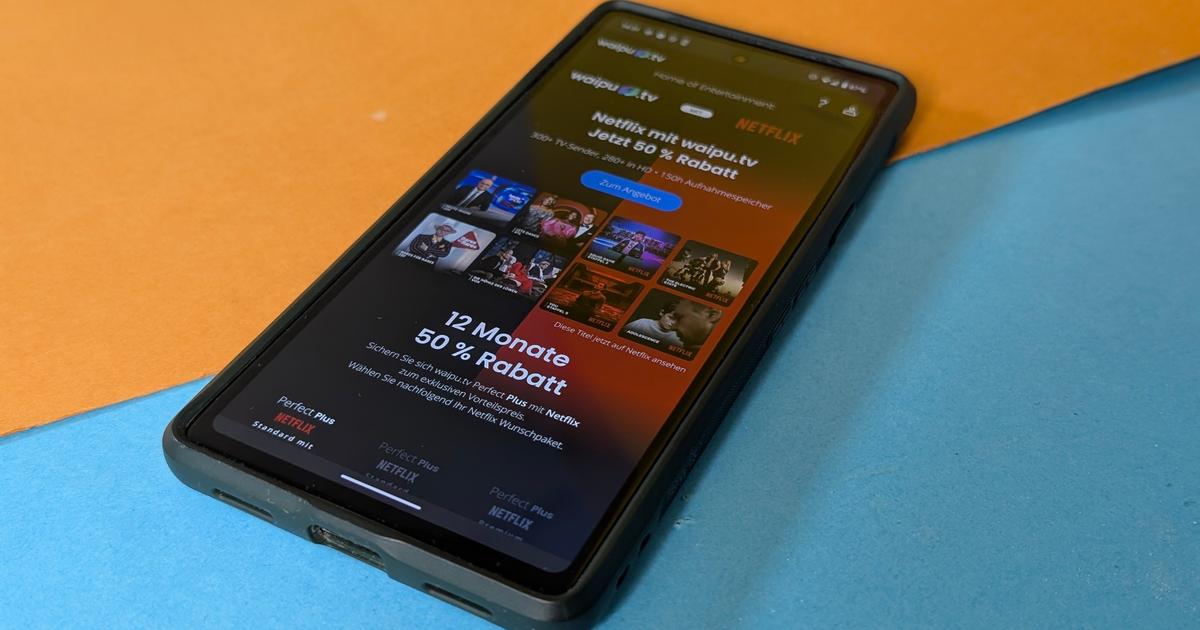 Son Şans: Waipu.tv & Netflix'te yüzde 50 indirim – sadece Pazar gününe kadar