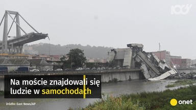 Katastrofa w Genui. Zawalił się most, są zabici i ranni