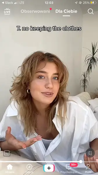 &quot;Czego nie powiedzą ci modelki?&quot; / TikTok @nikiivictoria