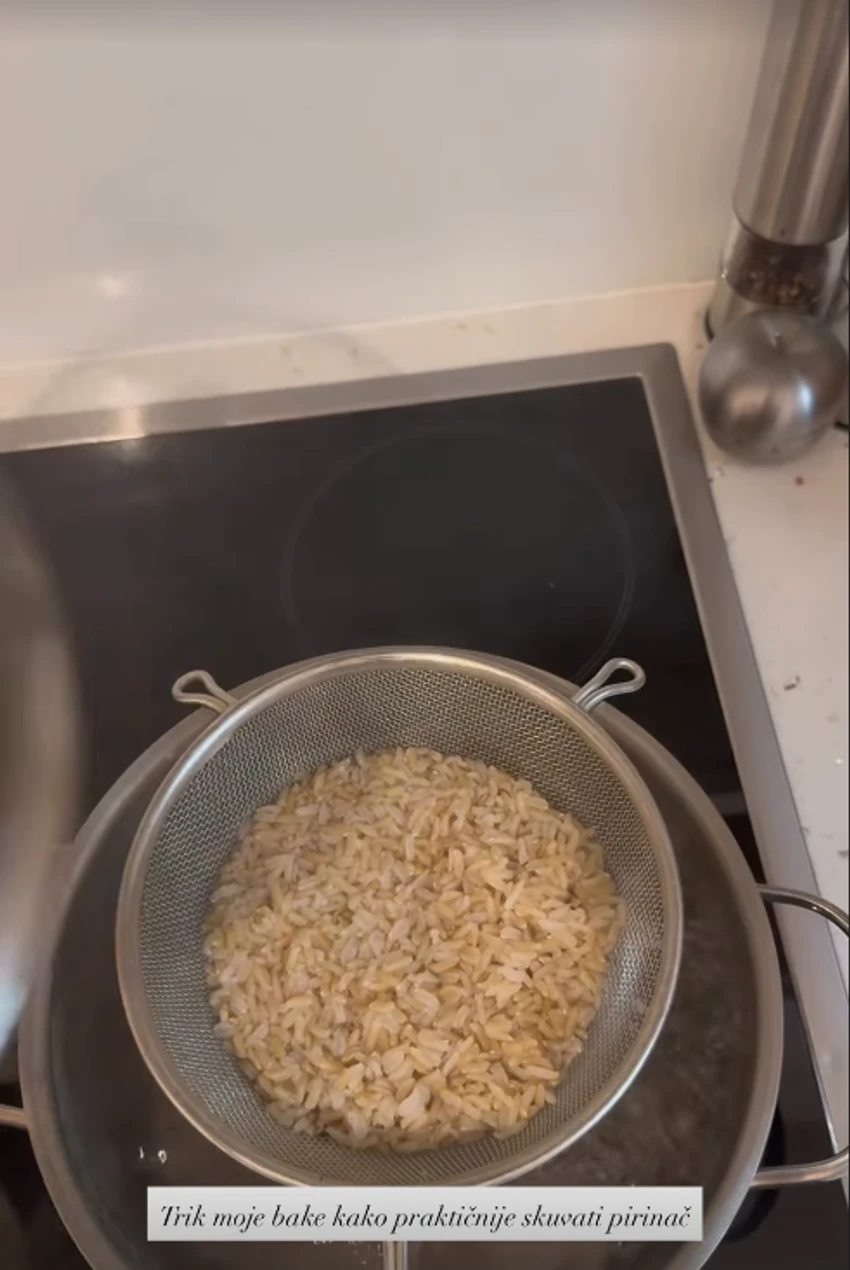Mirka Vasiljević pokazala kako sprema pirinač