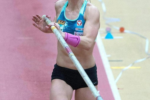 FILE AUSTRIA ATHLETICS POLE VAULTER KIRA GRUENBERG