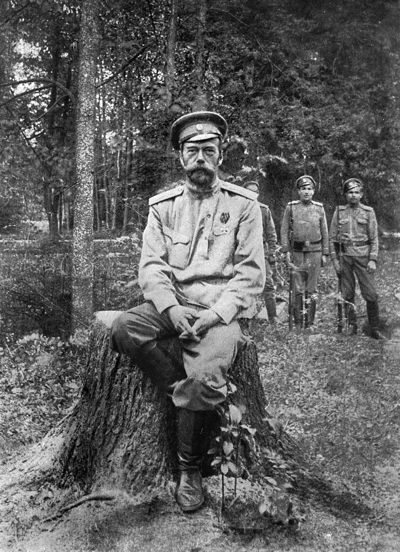 Mikołaj II w 1917 r.
