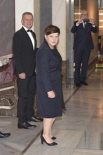 premier Beata Szydło na premierze 'Smoleńska'