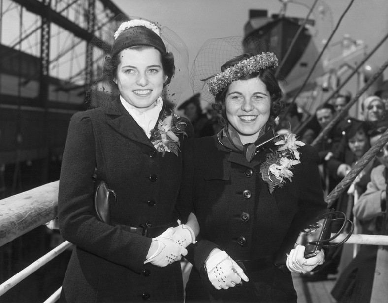 Eunice i Rosemary Kennedy w młodości