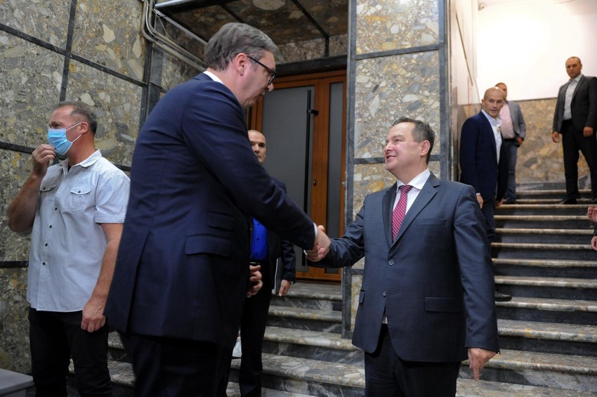Aleksandar Vučić i Ivica Dačić