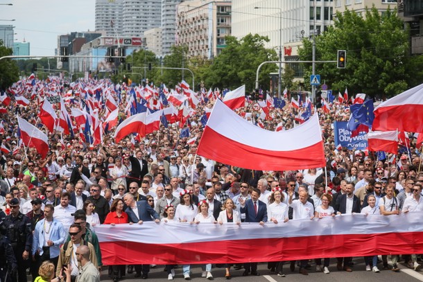Wielki Marsz Patriotów w Warszawie