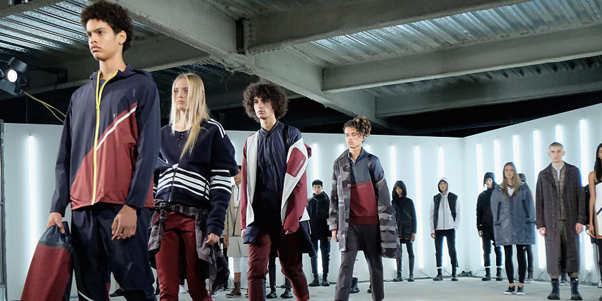 Models walk the runway at Tim Coppens And Under Armour Present UAS Fall 2016 Collection during New York Fashion on September 15, 2016.