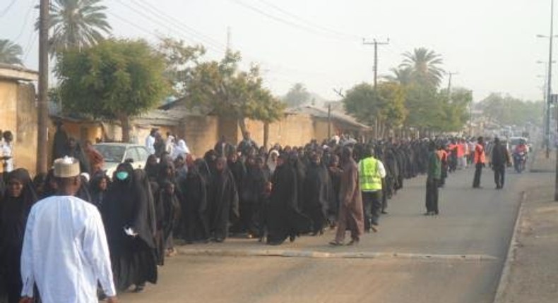 Shiites protest killing of their members in Zaria