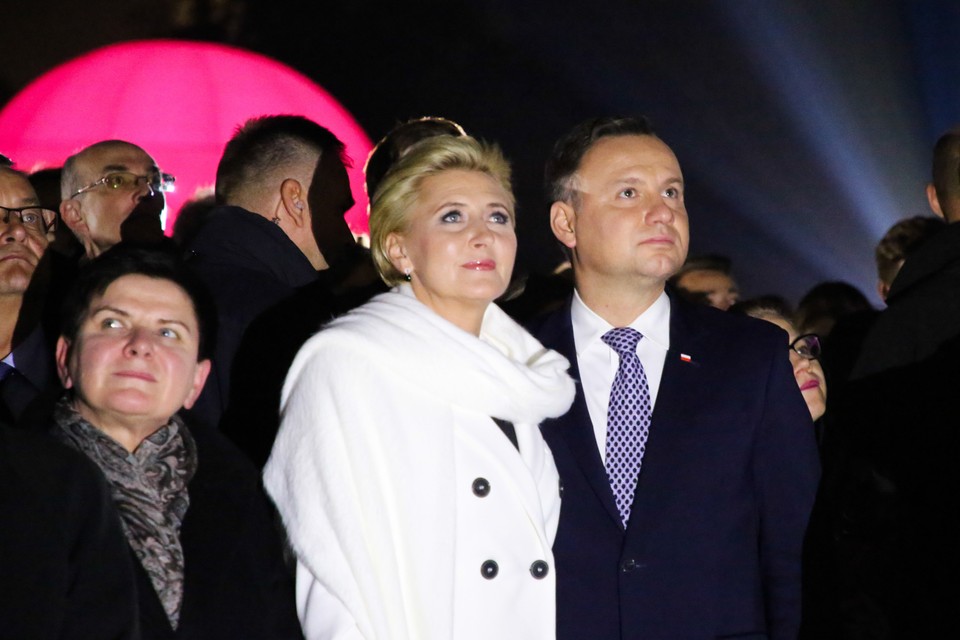 Andrzej Duda i Agata Kornhauser-Duda