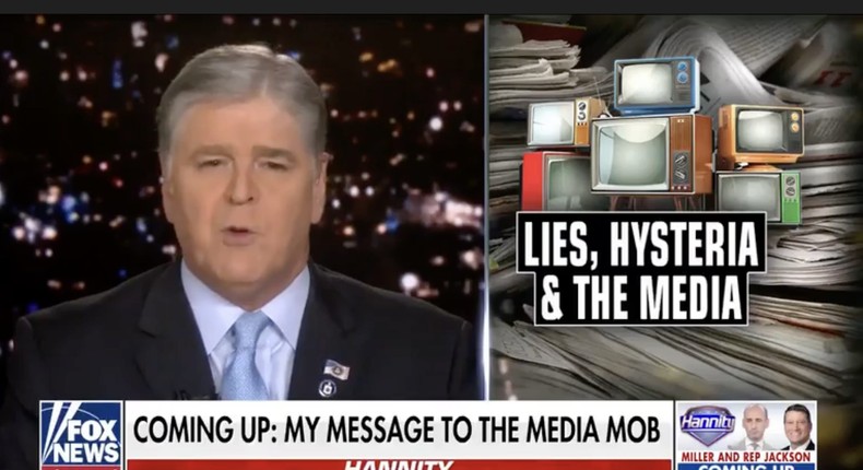 Sean Hannity insisted Thursday that he had never changed his stance on COVID-19 vaccines.
