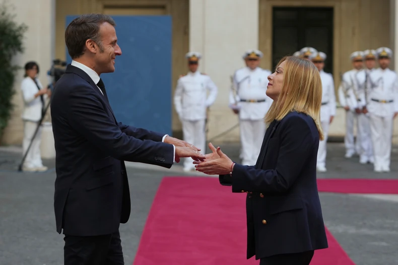 Makron i Đorđa Meloni