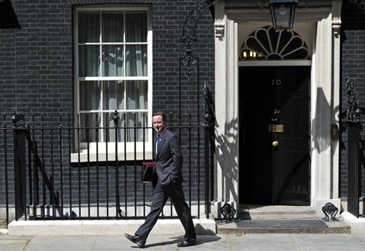 W maju torysi wygrali wybory parlamentarne i David Cameron został nowym premierem. Fot. AFP