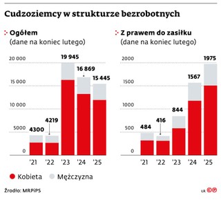 Cudzoziemcy w strukturze bezrobotnych