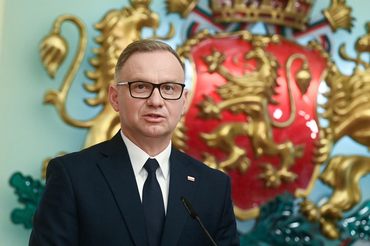 Andrzej Duda był pytany o sprawę Nawrockiego podczas konferencji prasowej w stolicy Bułgarii, gdzie od wtorku przebywa z wizytą