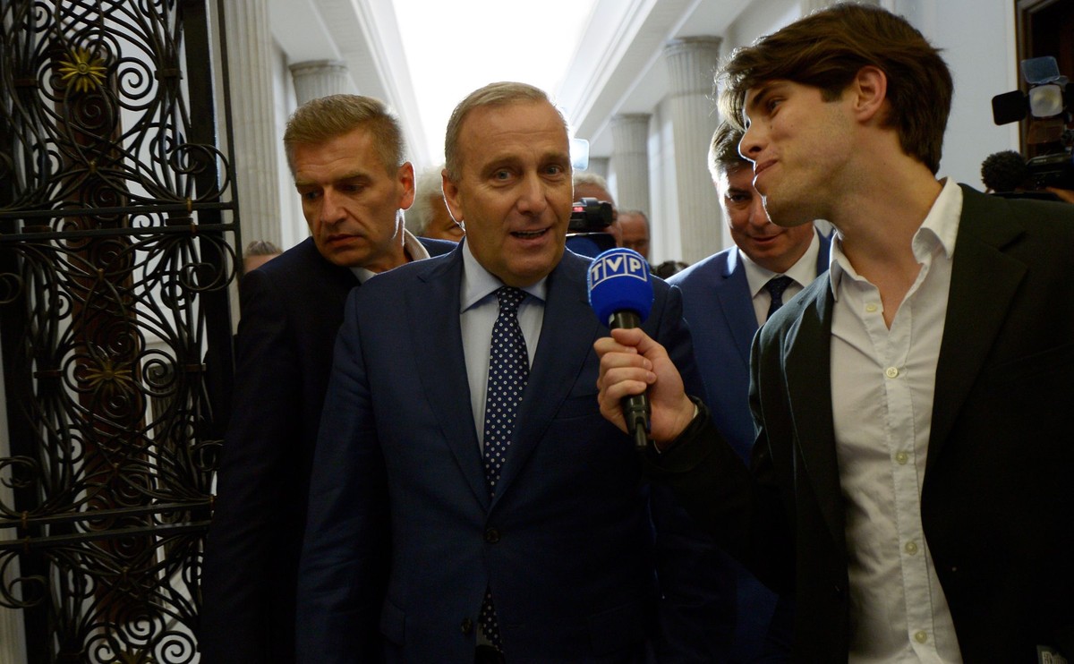 Filip Styczyński i Grzegorz Schetyna