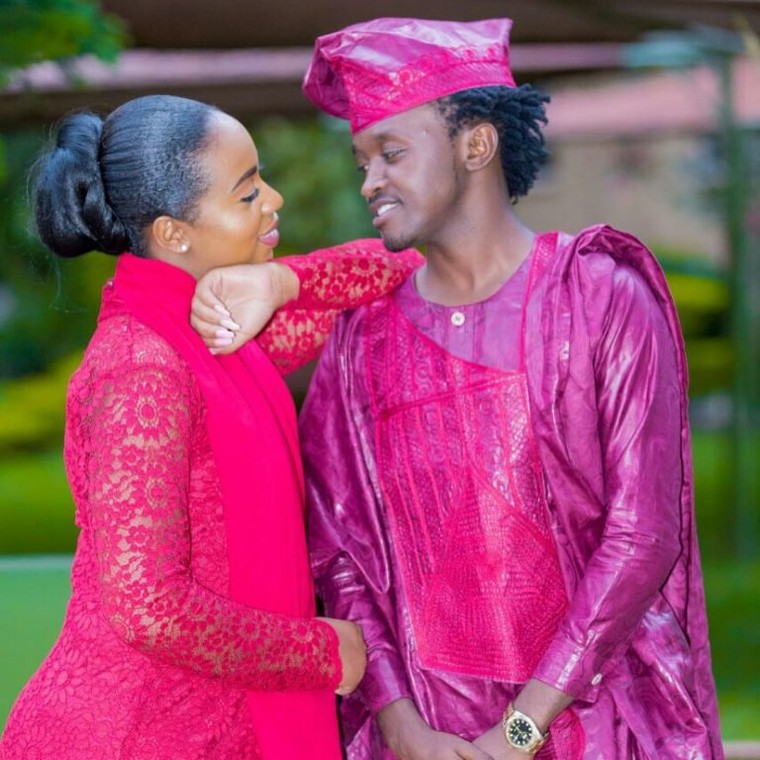 Bahati during his traditional wedding (Courtesy) 