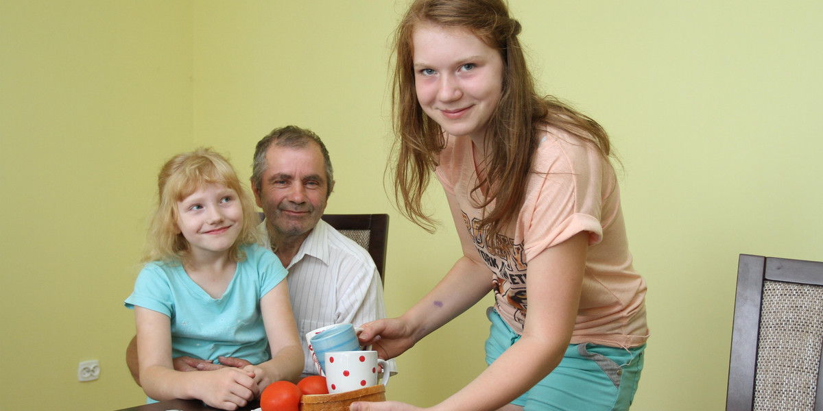 13-latka opiekuje się rodziną